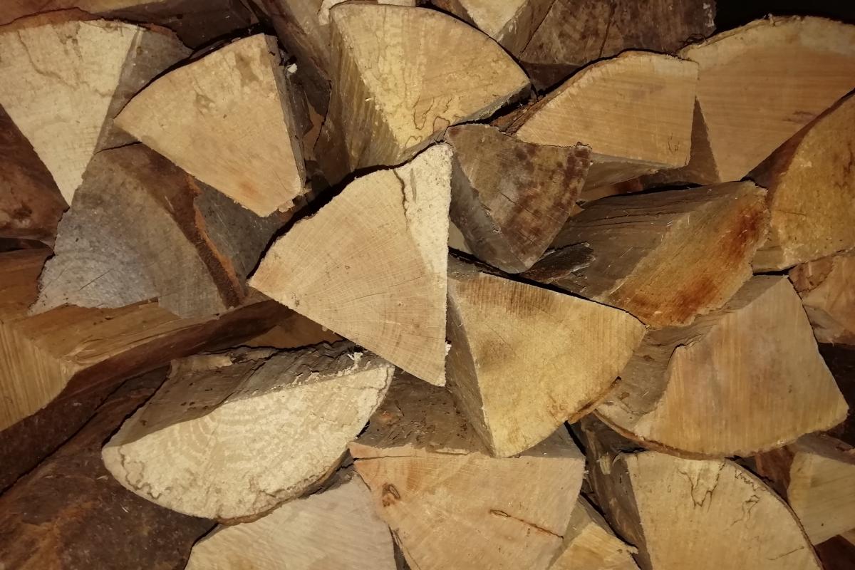 Holz Stapel aus Holz